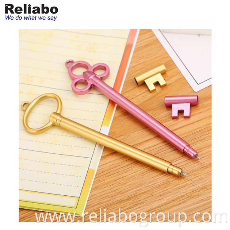 Colorful Door Key Ballpoint Pen Magic Student Stationery Writing Ball Pens